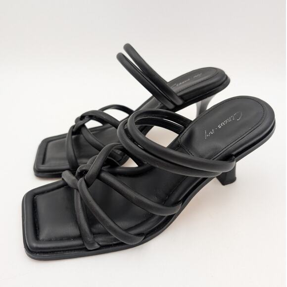 Circus NY by Sam Edelman Savanna Strappy Sandals Women's Black Size US10 EU40 - Picture 1 of 9